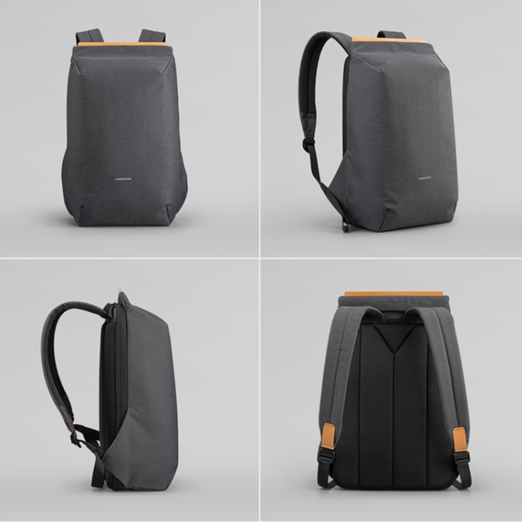 Fashion KINGSONS KS-3149 Laptop Backpack 15.6-inch (Dark Gray