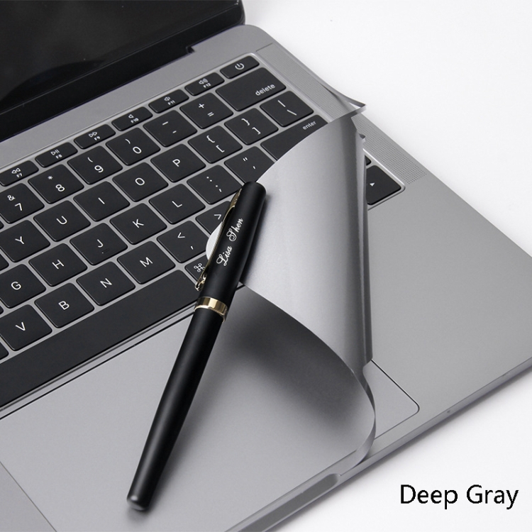 JRC 2 In 1 Full Support Sticker + Touchpad Film Computer Full Wrist Support Sticker Set For MacBook Retina 12 A1534(Deep Gray) JRC 2 In 1 Full Support Sticker + Touchpad Film Computer Full Wrist Support Sticker Set For MacBook Retina 12 A1534(Deep Gray)