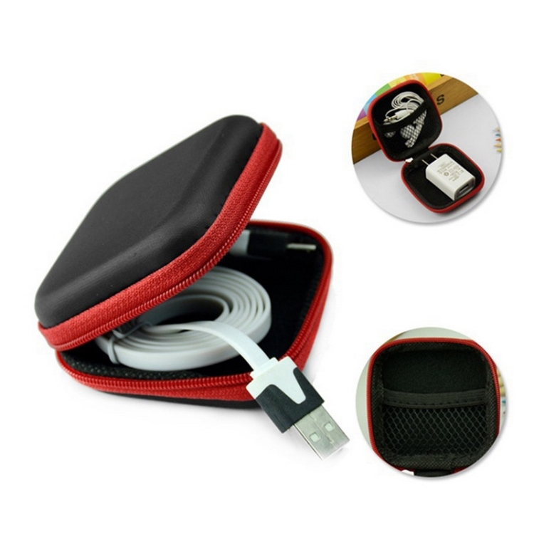 Earphone Data Cable USB Travel Portable Case Organizer Pouch Storage Bag F3 