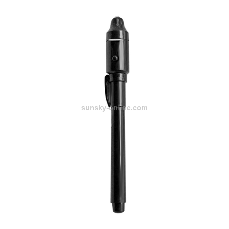 Pennarello per penna a inchiostro invisibile a luce UV creativa da 10 pezzi  (nero)