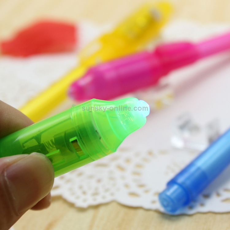 1 pz materiale plastico penna a inchiostro invisibile novità penne a sfera  nuove forniture scolastiche per