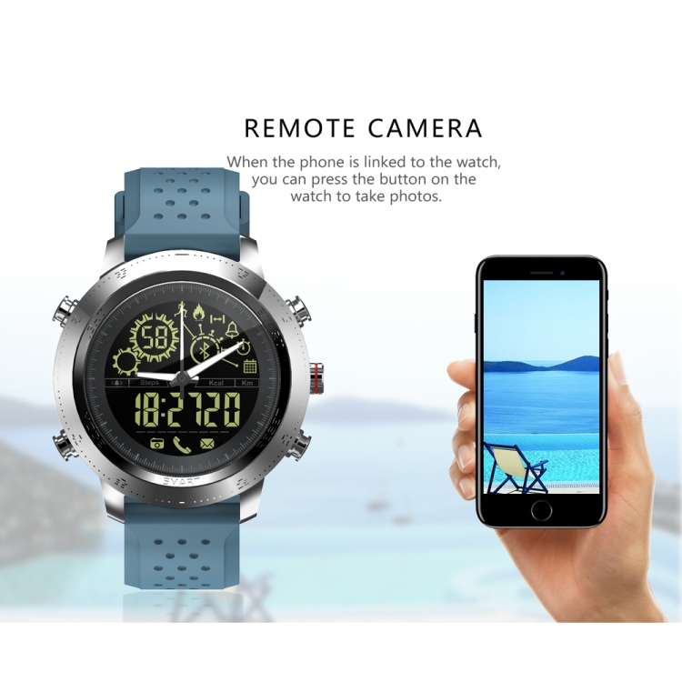 NX02 Sport Smartwatch IP67 Impermeable Soporte Rastreador Calorías Podómetro Smartwatch Cronómetro Llamada SMS Recordatorio (negro) - 10