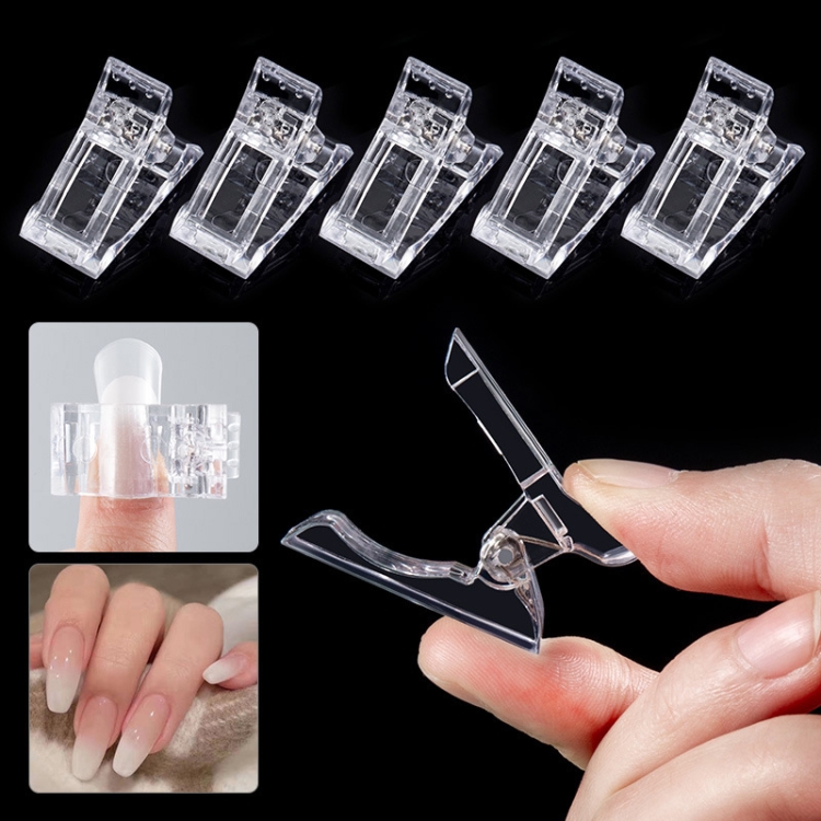 15 PCS Nail Crystal Molde fijo Clip de cristal Glue Crystal Glue Formando Clip - 1