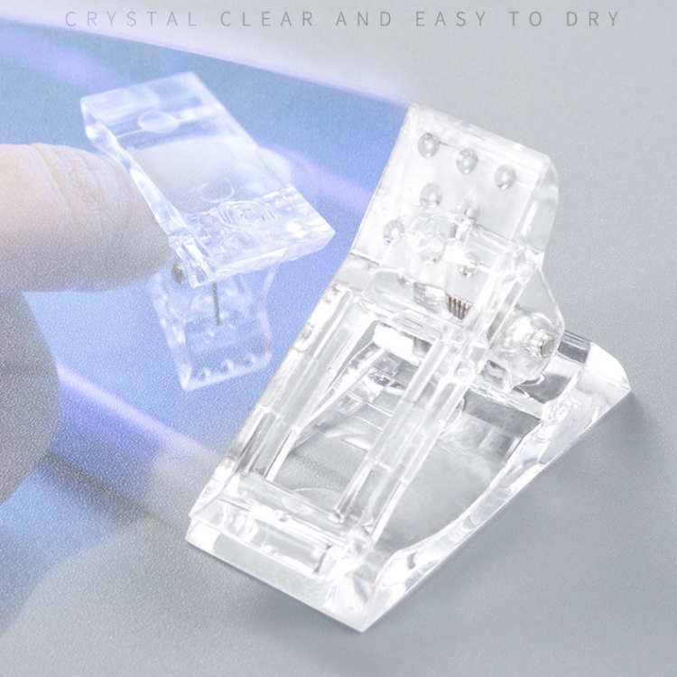 15 PCS Nail Crystal Molde fijo Clip de cristal Glue Crystal Glue Formando Clip - 3