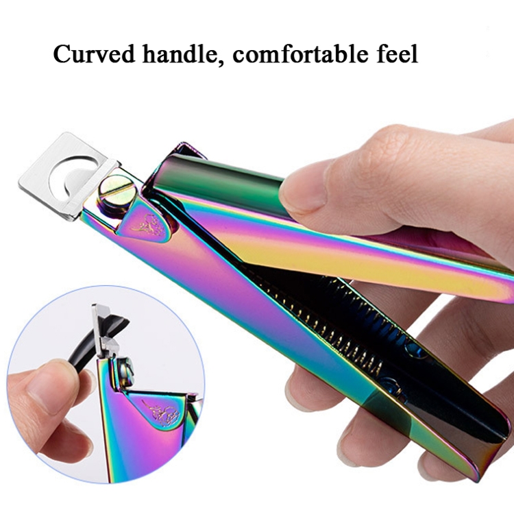 Get Salon-Perfect Nails at Home with the Beautifully Colorful Titanium U Shaped Stainless Steel French Nail Cutter