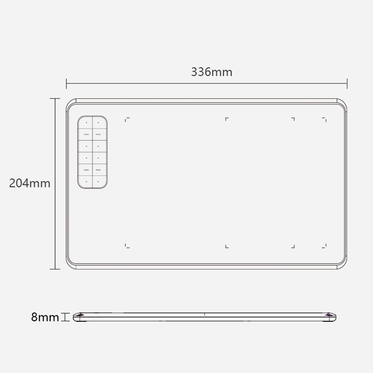 10moons G12 Digital Board se puede conectar al teléfono móvil Dibujado a mano Tablero Pintura de pintura Clase de red Panel de entrada - 2