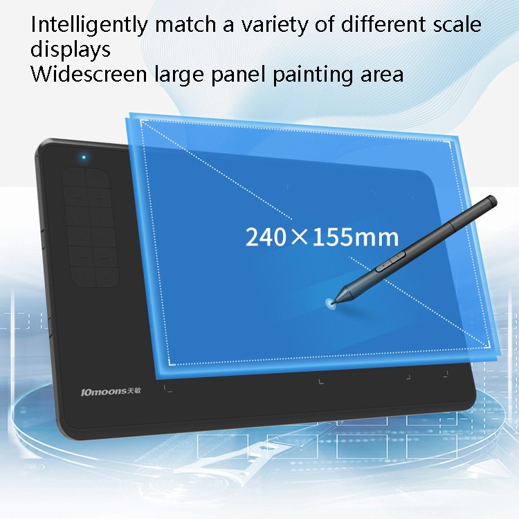 10moons G12 Digital Board se puede conectar al teléfono móvil Dibujado a mano Tablero Pintura de pintura Clase de red Panel de entrada - 3