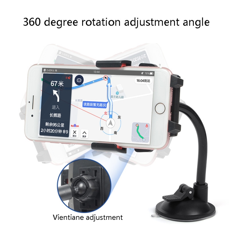 Car Windshield Automatic Lock Phone Holder(Blue) Car Windshield Automatic Lock Phone Holder(Blue)