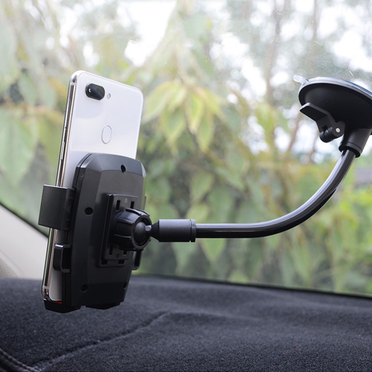 Car Windshield Automatic Lock Phone Holder(Blue) Car Windshield Automatic Lock Phone Holder(Blue)