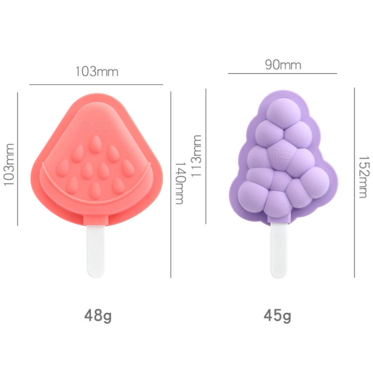 3pcs Silicone Ice Cream Mold