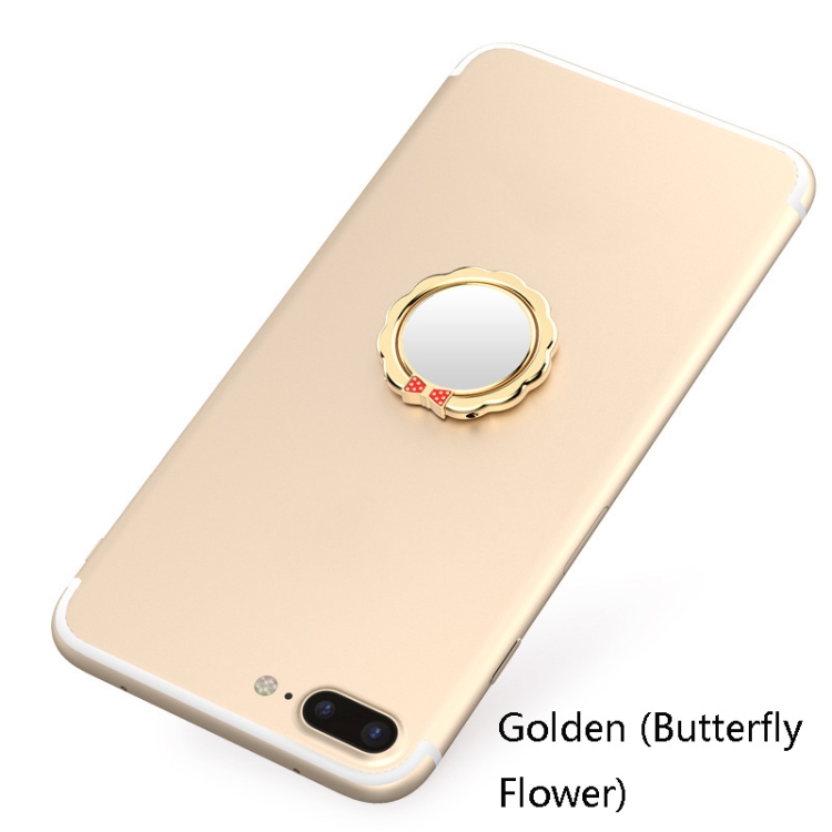 4 PCS Metal Mobile Phone Ring Buckle, Colour: Golden (Butterfly Flower) 4 PCS Metal Mobile Phone Ring Buckle, Colour: Golden (Butterfly Flower)