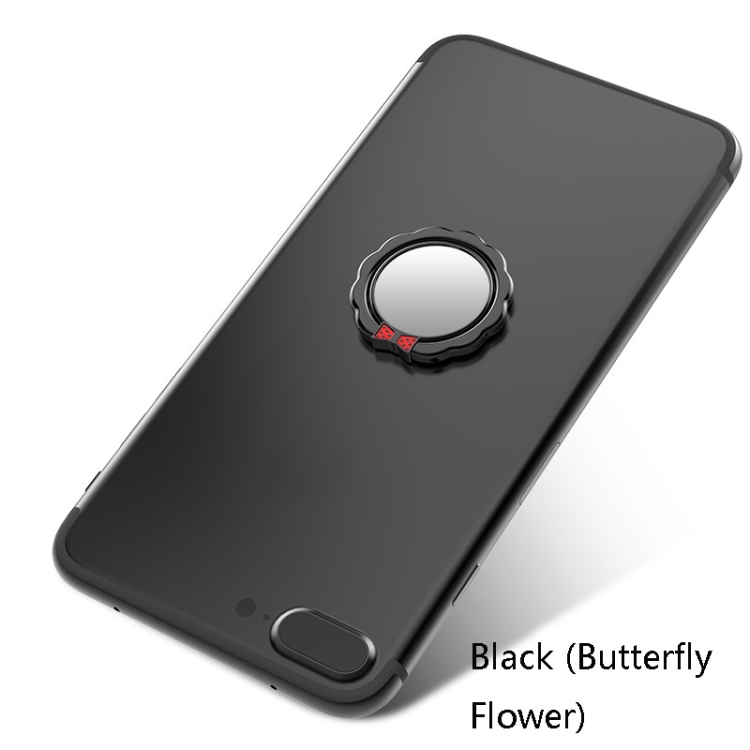 4 PCS Metal Mobile Phone Ring Buckle, Colour: Black (Butterfly Flower) 4 PCS Metal Mobile Phone Ring Buckle, Colour: Black (Butterfly Flower)