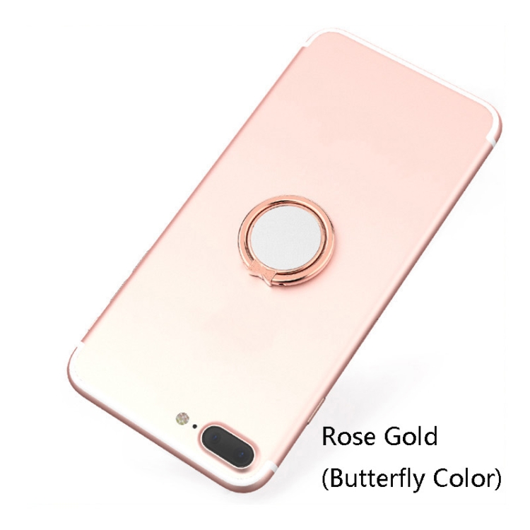 4 PCS Metal Mobile Phone Ring Buckle, Colour: Rose Gold (Butterfly Color)