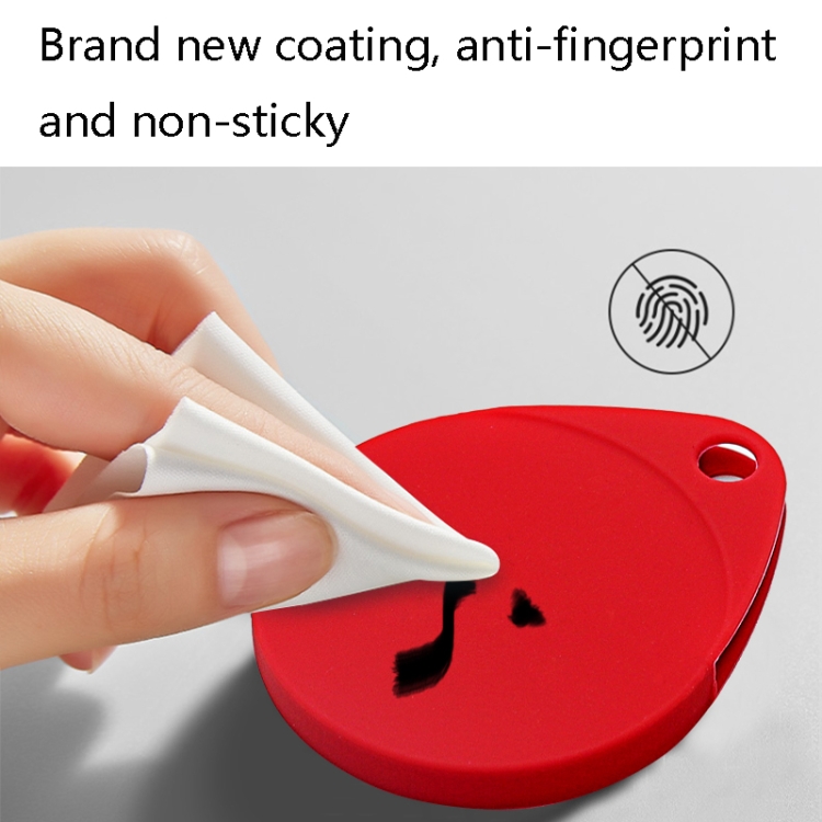 2 PCS Drop Shape Shockproof Anti-scratch Silicone Protective Case with Carabiner for AirTag(Luminous) 2 PCS Drop Shape Shockproof Anti-scratch Silicone Protective Case with Carabiner for AirTag(Luminous)