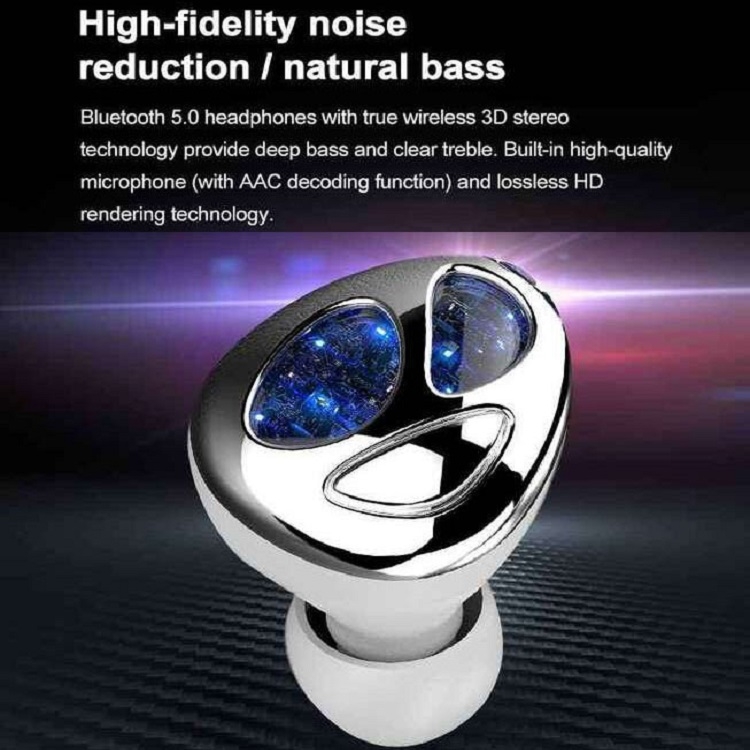 D09 TWS Slider Wireless Bluetooth Earphone(Blue) D09 TWS Slider Wireless Bluetooth Earphone(Blue)