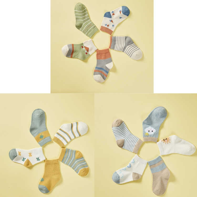 10 пар пружины и летние детские носки комбинированные хлопковые