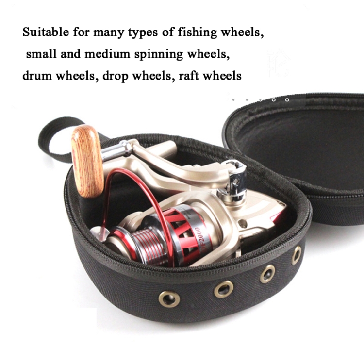 JSFUN Water Drop-Shaped Fishing Wheel Bag Spinning Wheel
