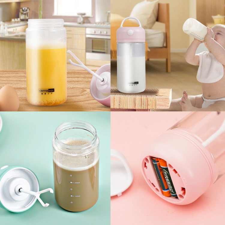 Coffee Boy Automatic Electric Stirring Cup Portable Shake Cup Sport Bottle, Capacity: 380ml(Sky Blue) - B6