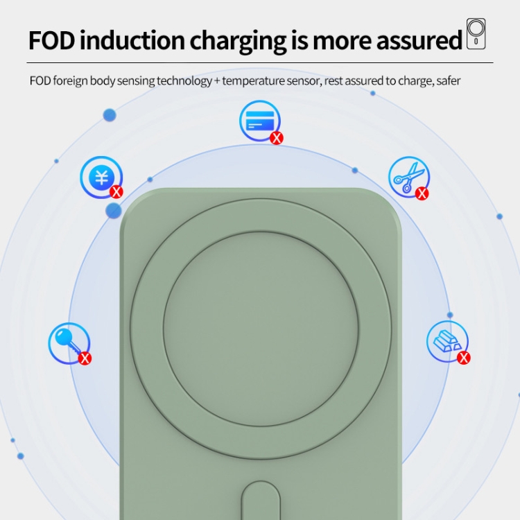 N16 10W Car Air Outlet + Suction Cup Magsafe Magnetic Phone Universal Wireless Charger Holder(Green) N16 10W Car Air Outlet + Suction Cup Magsafe Magnetic Phone Universal Wireless Charger Holder(Green)