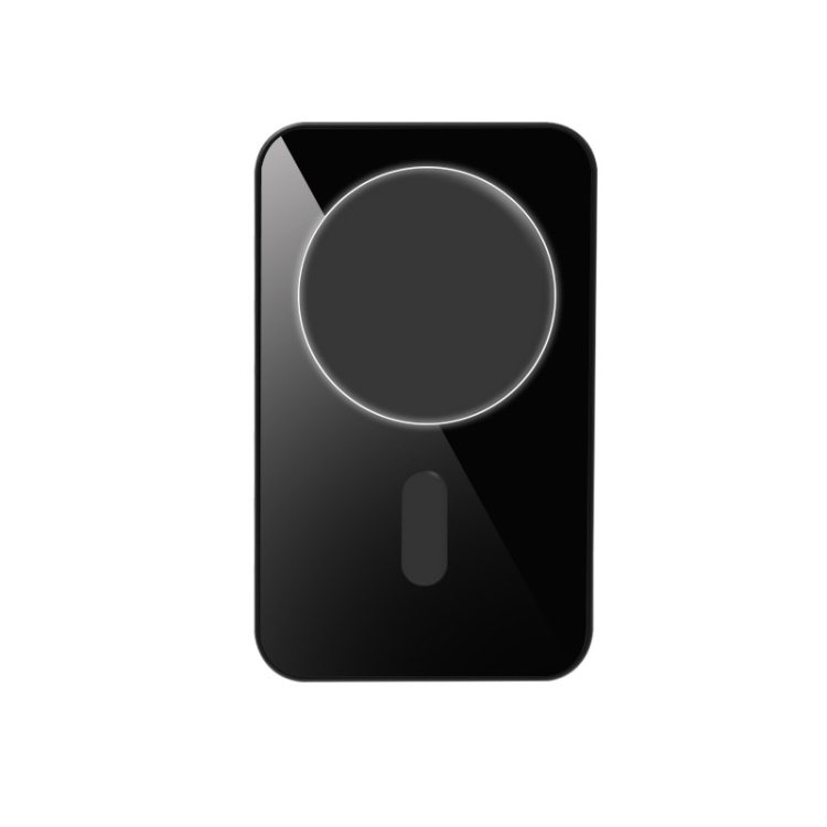 N19 15W Magsafe Magnetic Car Wireless Charger Bracket Metal Car Air Outlet / Suction Cup Bracket With LED Ambient Light For IPhone 12 Series(Black) N19 15W Magsafe Magnetic Car Wireless Charger Bracket Metal Car Air Outlet / Suction Cup Bracket With LED Ambient Light For IPhone 12 Series(Black)