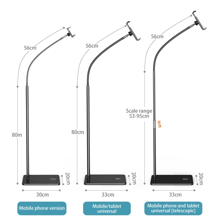 SSKY L6 Bedside Sofa Live Landing Phone Tablet Computer Bracket, Style: Base Heavy Version (White) SSKY L6 Bedside Sofa Live Landing Phone Tablet Computer Bracket, Style: Base Heavy Version (White)