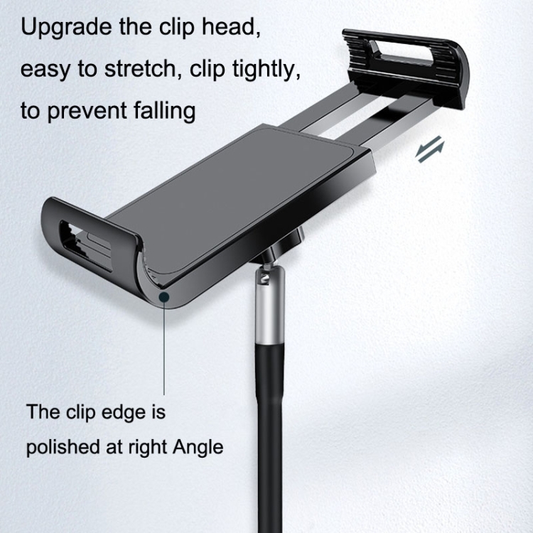 SSKY L6 Bedside Sofa Live Landing Phone Tablet Computer Bracket, Style: Base Heavy Version (Black) SSKY L6 Bedside Sofa Live Landing Phone Tablet Computer Bracket, Style: Base Heavy Version (Black)