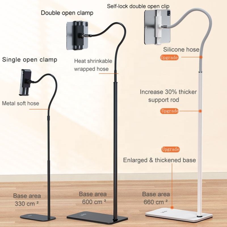 SSKY L6 Bedside Sofa Live Landing Phone Tablet Computer Bracket, Style: Base Heavy Telescopic Version (Black) SSKY L6 Bedside Sofa Live Landing Phone Tablet Computer Bracket, Style: Base Heavy Telescopic Version (Black)