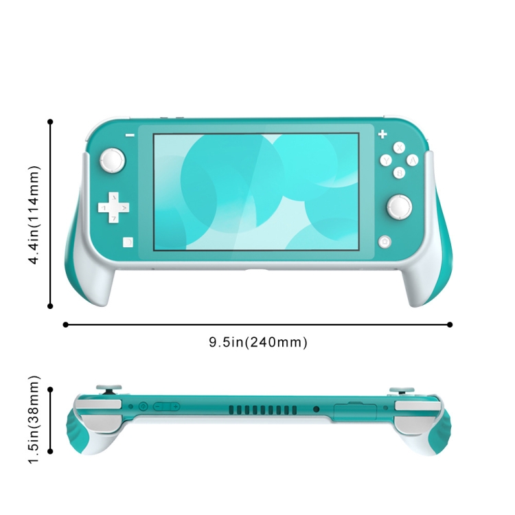 2 PCS GamePad Grip Cover Coque pour Nintendo Switch Lite (Bleu)