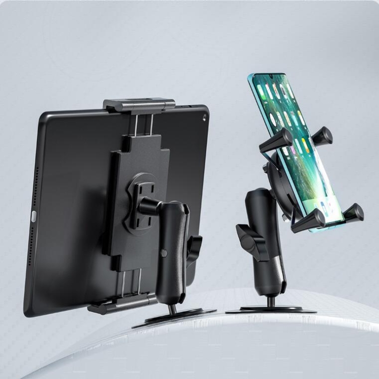 Curved Adhesive Car Instrument Table Bracket Car Mobile Phone Bracket Plastic Clamp Arm Style: Tablet Clip Curved Adhesive Car Instrument Table Bracket Car Mobile Phone Bracket Plastic Clamp Arm Style: Tablet Clip