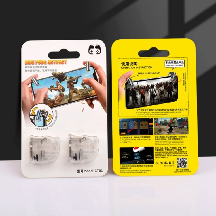 4 Paris GT01 Mini Auxiliary Shooting Gamepad with Alloy Mechanical Feel Buttons 4 Paris GT01 Mini Auxiliary Shooting Gamepad with Alloy Mechanical Feel Buttons