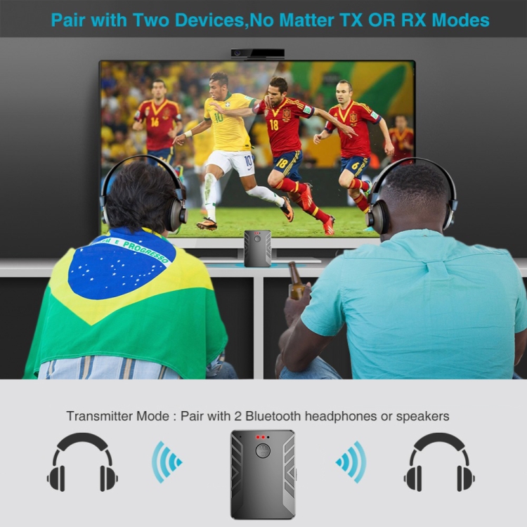 T19 Bluetooth 5.0 Audio Transmitter Receiver Call Three-in-one TV Computer Dual Transmitter Adapter T19 Bluetooth 5.0 Audio Transmitter Receiver Call Three-in-one TV Computer Dual Transmitter Adapter