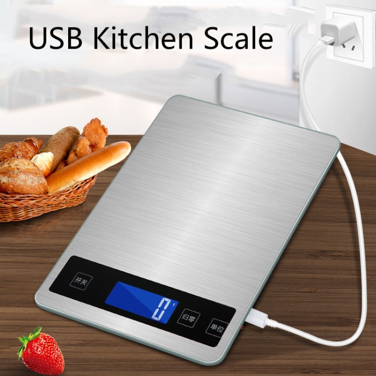 A10-1 Portatile USB Bilancia da cucina Cibo per la casa Cuttura Tea  Quasi-Gram Bilancia da banco Peso, Specifica: 10 kg / 1g (oro rosa)