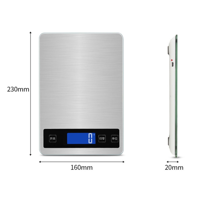 USB Kitchen Scale Rechargeable Weight Scale 5kgs - China Kitchen Scale and  Ss Kitchen Scale price