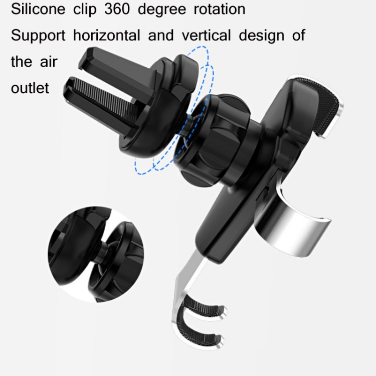 Multifunctional Mobile Phone Holder With Car Air Outlet Car Navigation Support Frame(Dark Gray) Multifunctional Mobile Phone Holder With Car Air Outlet Car Navigation Support Frame(Dark Gray)