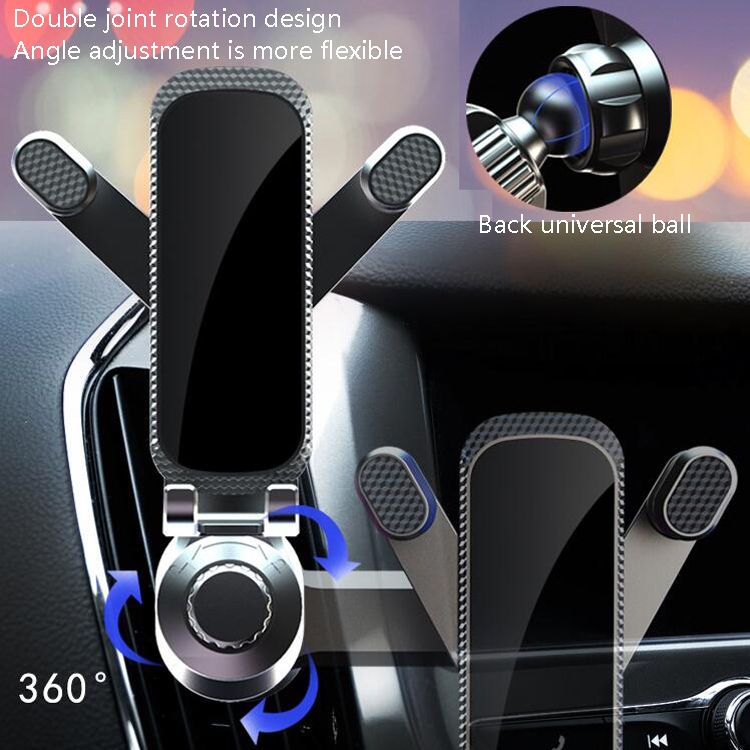 B-003 Car Mobile Phone Bracket Outlet Universal Extended Bracket(Black) B-003 Car Mobile Phone Bracket Outlet Universal Extended Bracket(Black)