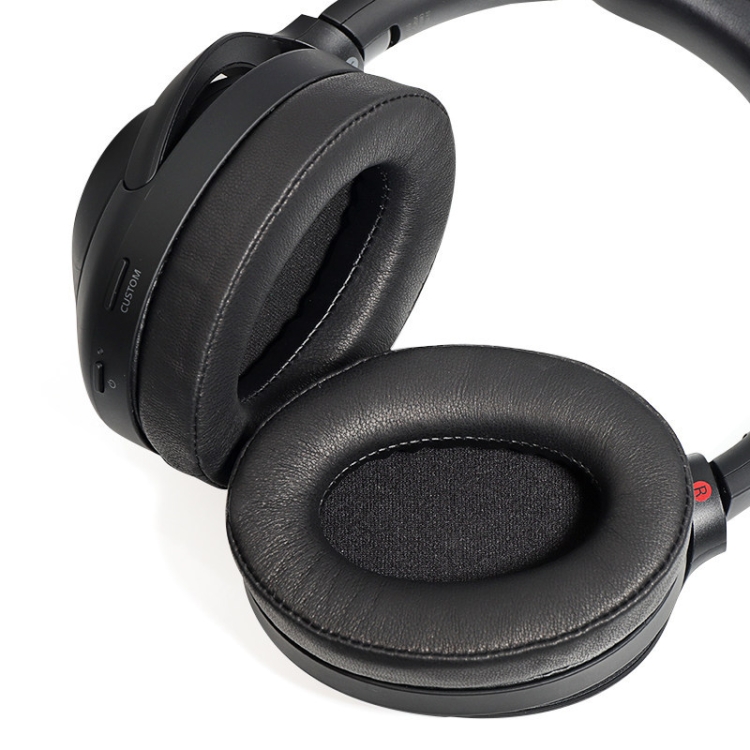 2 PCS Headset Comfortable Sponge Cover For Sony WH-1000xm2/xm3/xm4, Colour: (1000X / 1000XM2)Black Protein With Card Buckle 2 PCS Headset Comfortable Sponge Cover For Sony WH-1000xm2/xm3/xm4, Colour: (1000X / 1000XM2)Black Protein With Card Buckle
