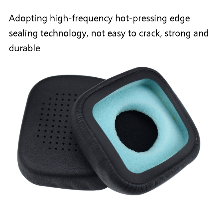 2 PCS Headphone Sponge Cover Earmuff Leather Sleeve For Logitech UE5000(Black Blue Sponge) 2 PCS Headphone Sponge Cover Earmuff Leather Sleeve For Logitech UE5000(Black Blue Sponge)