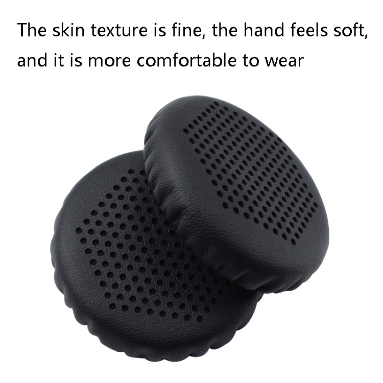 2 PCS Headphones Leather Earmuffs For Edifier W570BT / W670BT(Black) 2 PCS Headphones Leather Earmuffs For Edifier W570BT / W670BT(Black)
