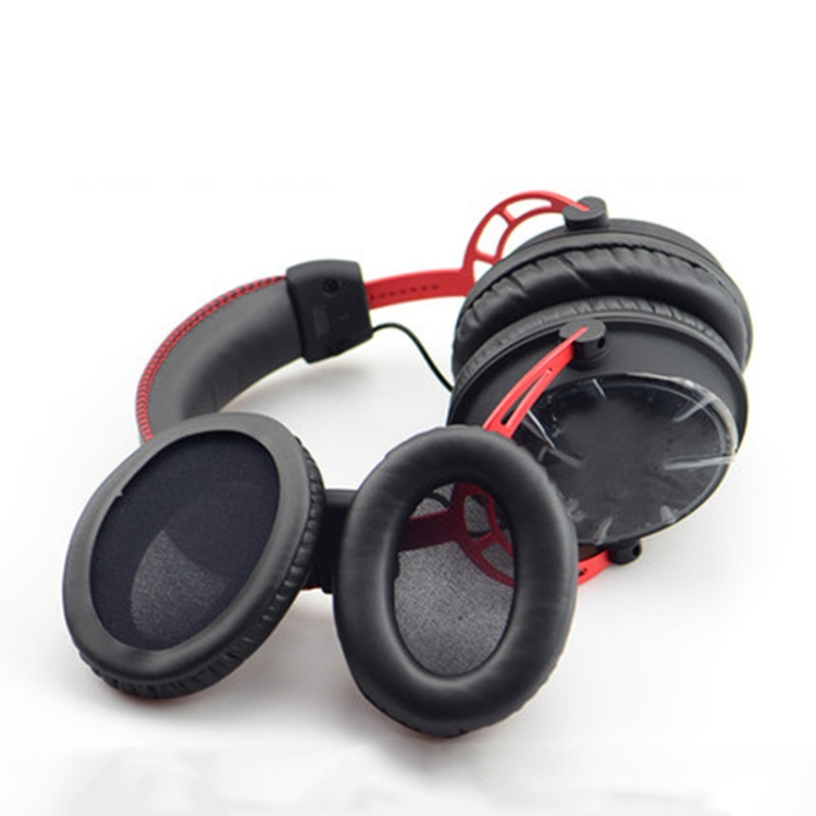 2 PCS Headset Sponge Cover Ear Pad Leather Case For Kingston Cloud Silver II, Colour: Black Splicing 2 PCS Headset Sponge Cover Ear Pad Leather Case For Kingston Cloud Silver II, Colour: Black Splicing