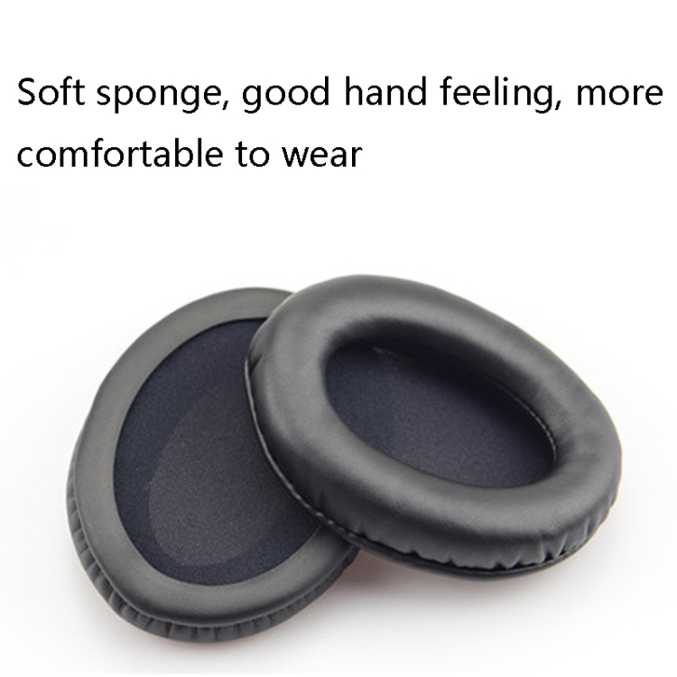 2 PCS Headset Sponge Cover Ear Pad Leather Case For Kingston Cloud Silver II, Colour: White Splicing 2 PCS Headset Sponge Cover Ear Pad Leather Case For Kingston Cloud Silver II, Colour: White Splicing