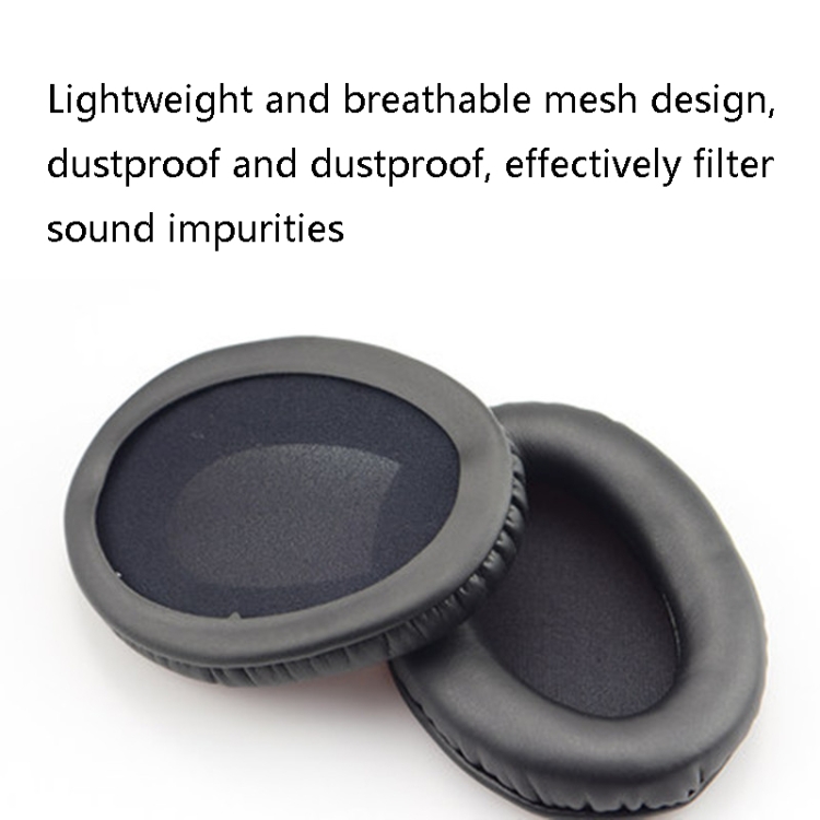 2 PCS Headset Sponge Cover Ear Pad Leather Case For Kingston Cloud Silver II, Colour: White Splicing 2 PCS Headset Sponge Cover Ear Pad Leather Case For Kingston Cloud Silver II, Colour: White Splicing