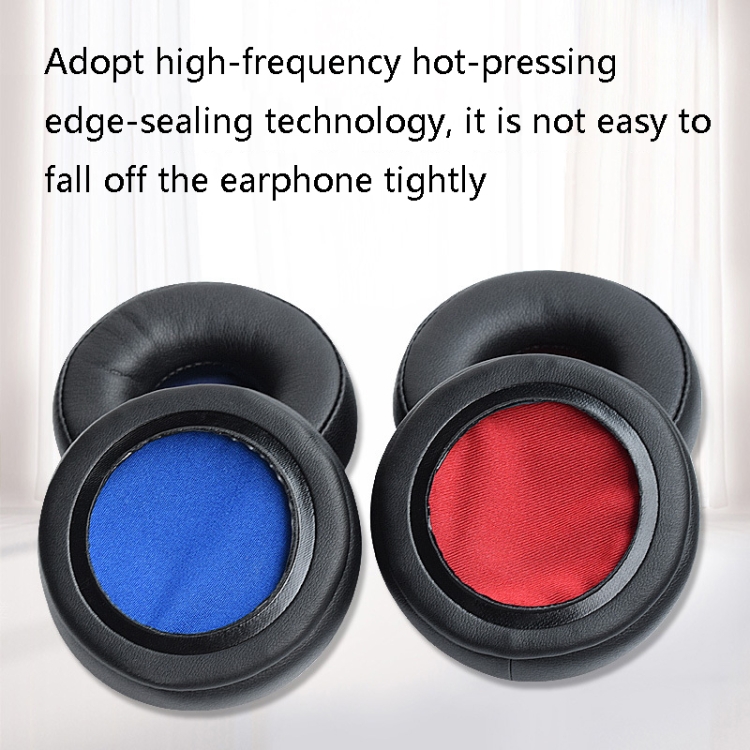 2 PCS Headphone Sponge Cover Headphone Leather Cover For Jabra Revo Wireless, Colour: Black Gray Net 2 PCS Headphone Sponge Cover Headphone Leather Cover For Jabra Revo Wireless, Colour: Black Gray Net