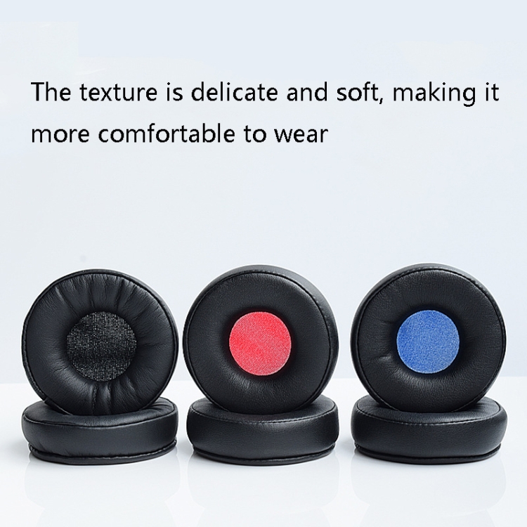 2 PCS Headphone Sponge Cover Headphone Leather Cover For Jabra Revo Wireless, Colour: Black Gray Net 2 PCS Headphone Sponge Cover Headphone Leather Cover For Jabra Revo Wireless, Colour: Black Gray Net