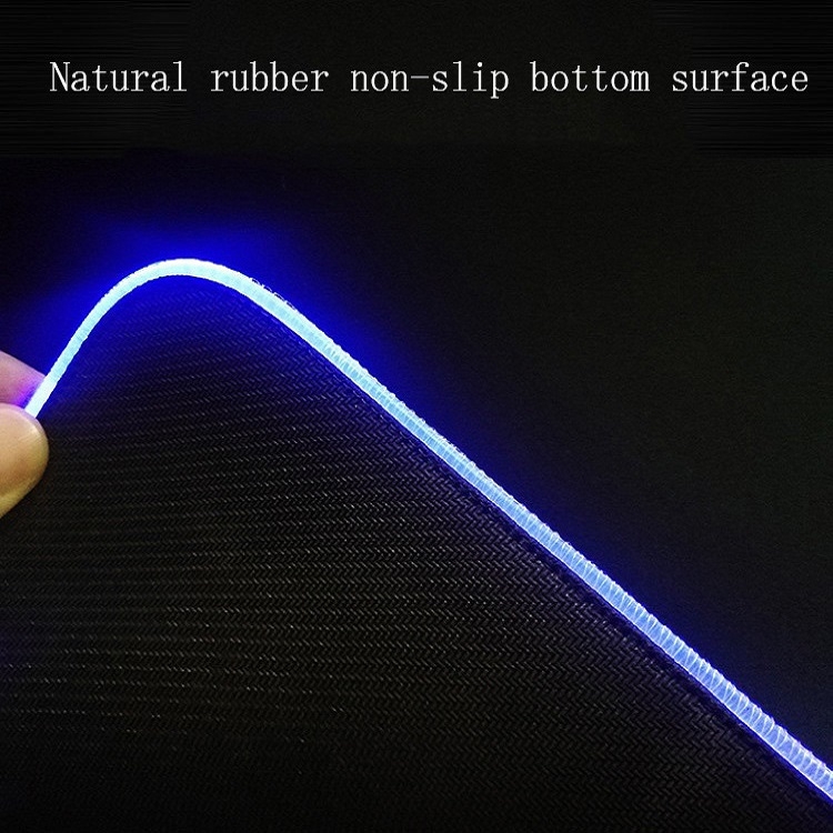 250x350x4mm F-01 Caucho Transferencia térmica RGB Luminoso Luminoso Luminoso Mouse Pad (gafas gato) - B2