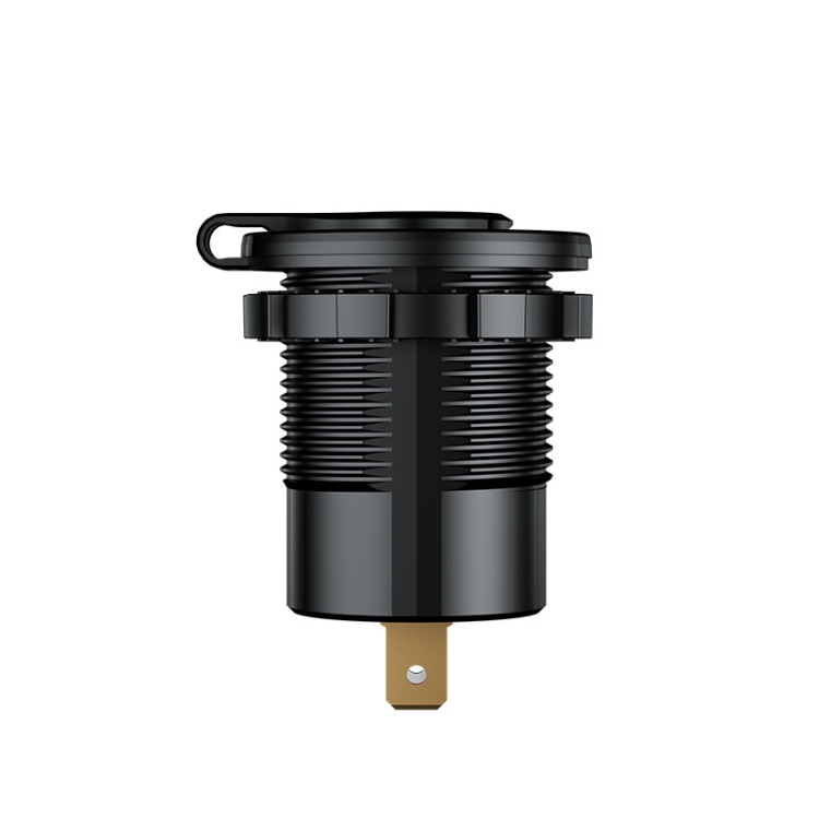 Car Motorcycle Ship Modified With Colorful Screen Display USB Dual QC3.0 Fast Charge Car Charger, Model: P20-C With 60cm Line Car Motorcycle Ship Modified With Colorful Screen Display USB Dual QC3.0 Fast Charge Car Charger, Model: P20-C With 60cm Line