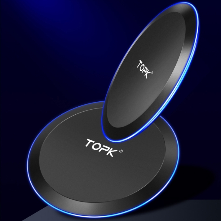 TOPK B46W 10W Max Fast Wireless Charger, Colour: Black + 1m Cable TOPK B46W 10W Max Fast Wireless Charger, Colour: Black + 1m Cable