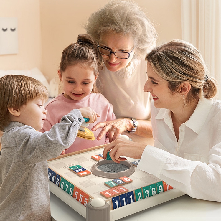Matemática e Lógica Treinamento Treinamento Crianças Puzzle Mini Mahjong  Família Pai-Criança Interativa Jogo Brinquedos, Estilo
