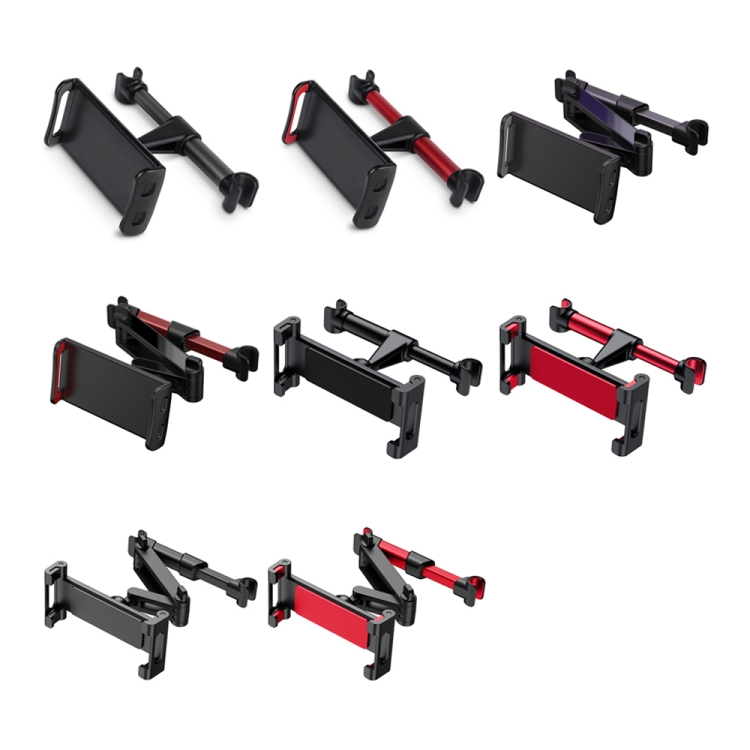 Car Seat Telescopic Bracket Car Rear Pillow Mobile Phone Bracket, Colour: 04 Black Car Seat Telescopic Bracket Car Rear Pillow Mobile Phone Bracket, Colour: 04 Black