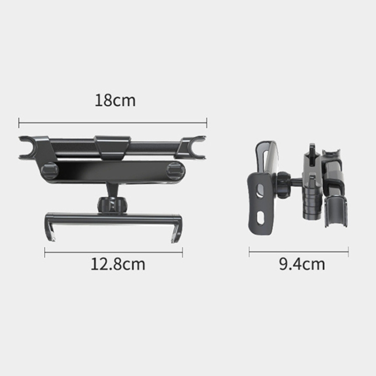 Car Seat Telescopic Bracket Car Rear Pillow Mobile Phone Bracket, Colour: 04 Black Car Seat Telescopic Bracket Car Rear Pillow Mobile Phone Bracket, Colour: 04 Black