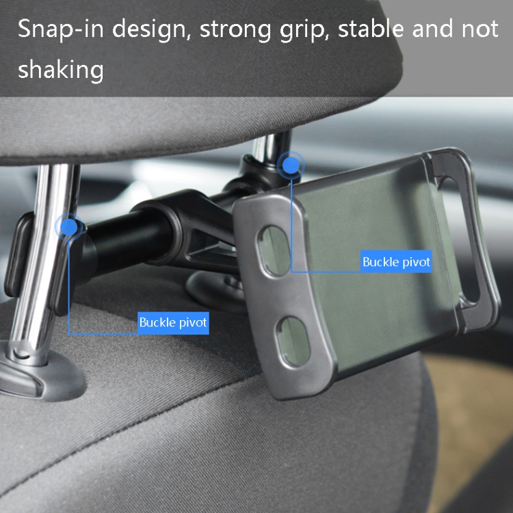 Car Seat Telescopic Bracket Car Rear Pillow Mobile Phone Bracket, Colour: 04 Black Car Seat Telescopic Bracket Car Rear Pillow Mobile Phone Bracket, Colour: 04 Black
